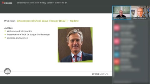 »Extracorporeal shock wave therapy: update – state of the art« webinar recording