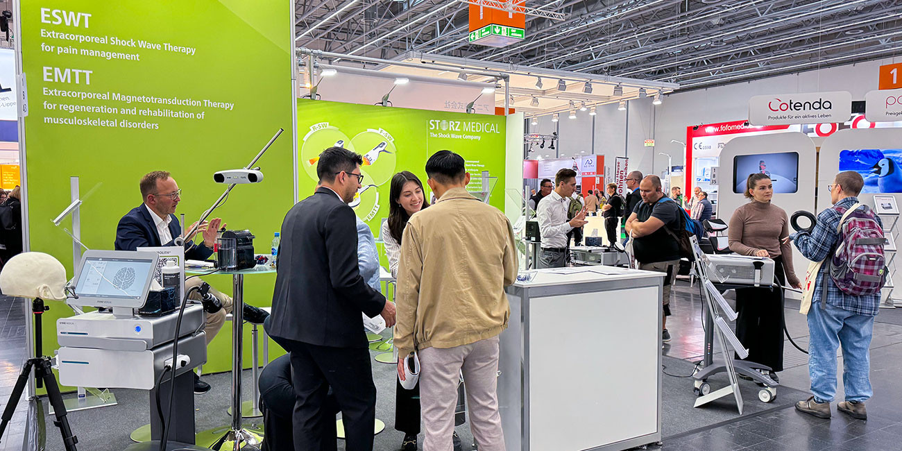 The product innovations MASTERPULS® ultra+ and MAGNETOLITH® ultra+ cause a stir at Rééduca and REHACARE International 2024