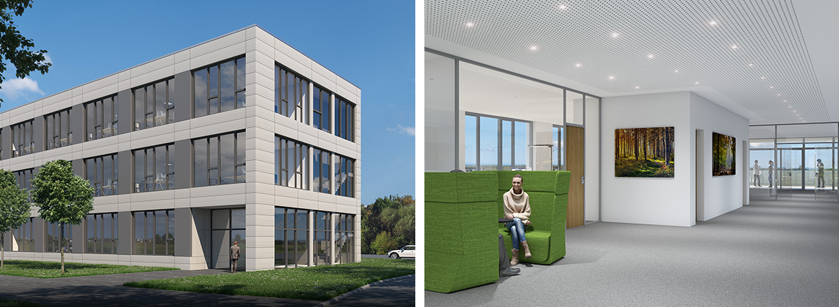 Visualisation of the new STORZ MEDICAL Deutschland GmbH company premises in Jena 